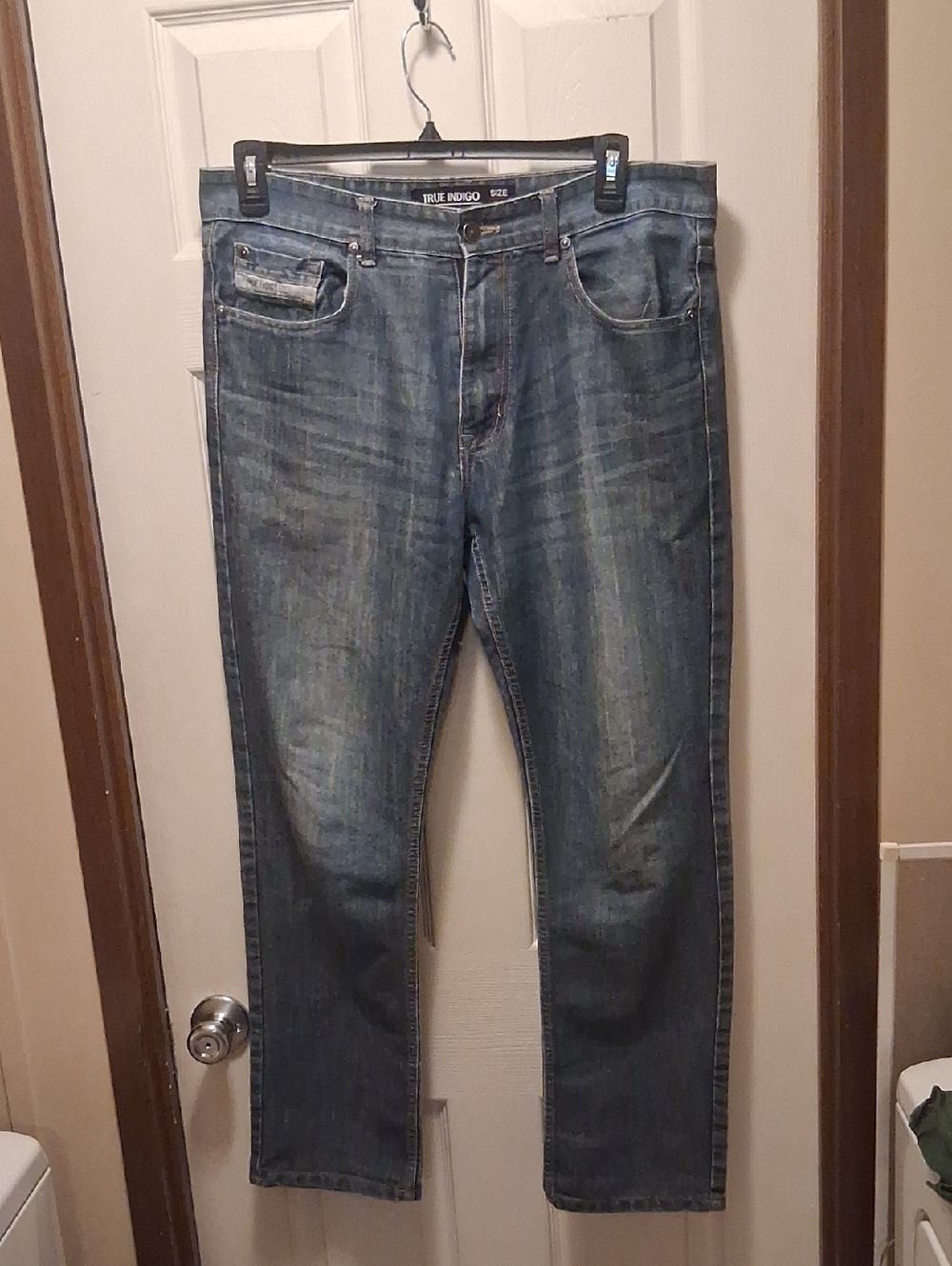 Indigo Men’s Faded Blue Straight Jeans